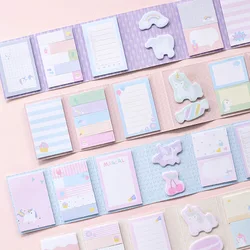 Dreamy Unicorn Memo Notepad Sticky Notes School Supplies Cute Stickers Paper Bookmarks Korean Stationery