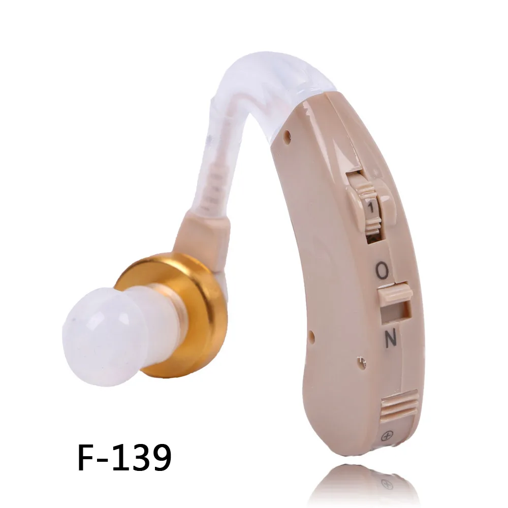 

F-139 Digital Hearing Aids Behind The Ear Sound Amplifier Sound Adjustable Portable Best Ear Aid