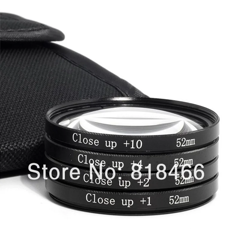 Macro Close Up Lens filter + 1 + 2 + 4 + 10 Filter Kit 49mm 52mm 55mm 58mm 62mm 67mm 72mm 77mm für canon nikon sony pentax dslr camera