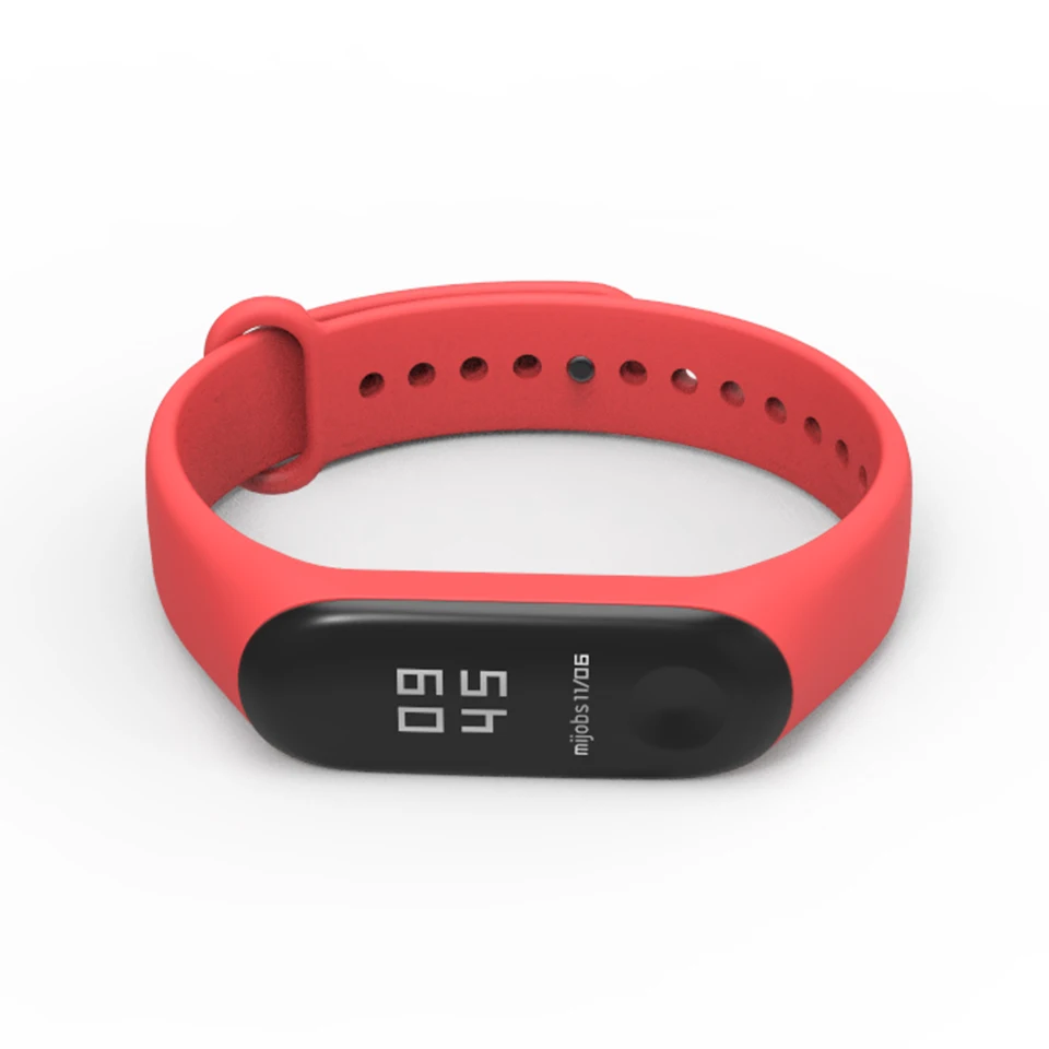 Per Mi Band 4 Cinghia di Opaska per Xiaomi Mi Banda 4 Del Silicone Del Braccialetto Del Polso per Mi Band 3 Cinghia Wristband accessori per Miband 3 4