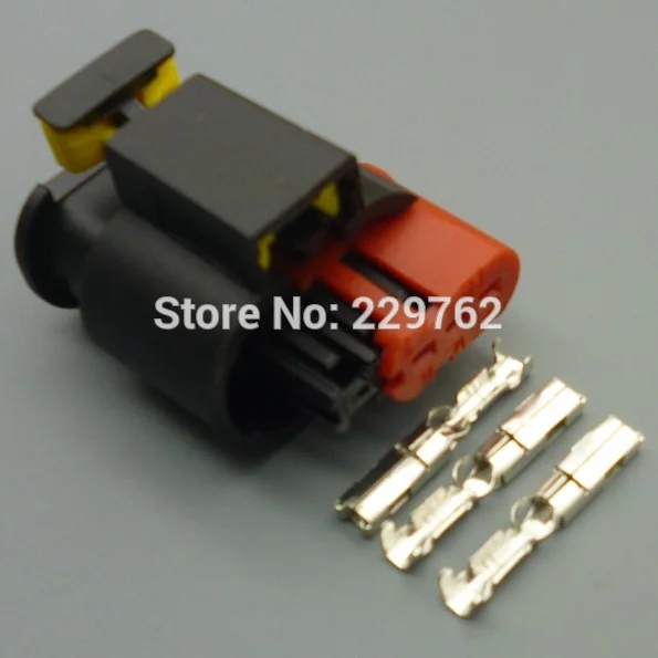 Shhworldsea 3 pin Car ignition coil plug Auto Ignition coil connector Automotive waterproof electrical sensor socket 284425-1