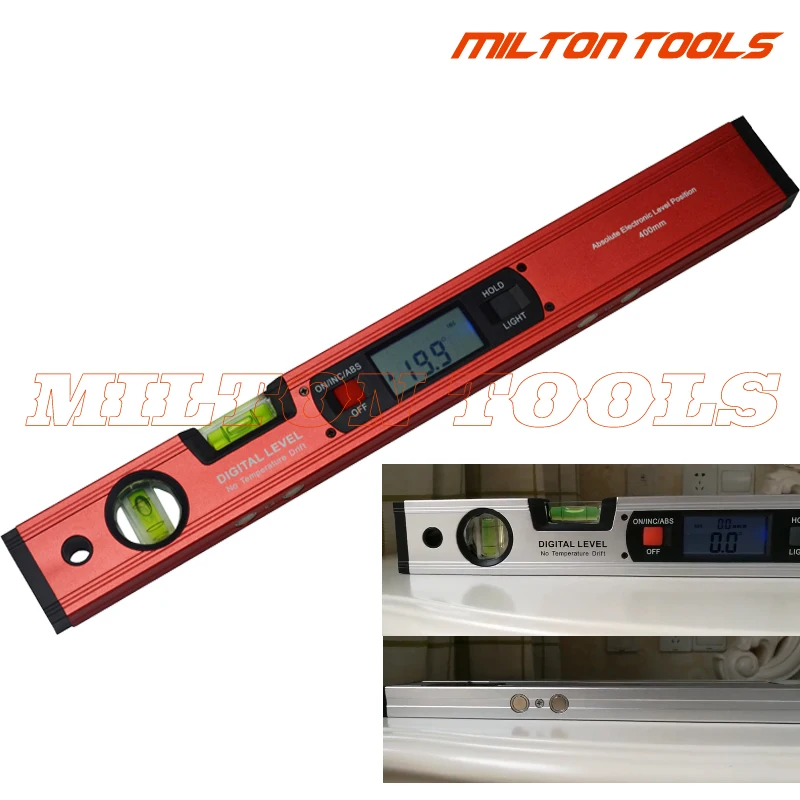 Digital Protractor Angle Finder electronic Level 360 degree Inclinometer with Magnets Level angle slope tester Ruler 400mm