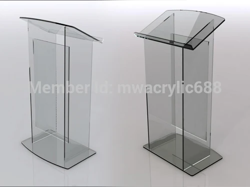 

Free Shipping Modern Design Cheap Transparent Acrylic Lectern podium plexiglass