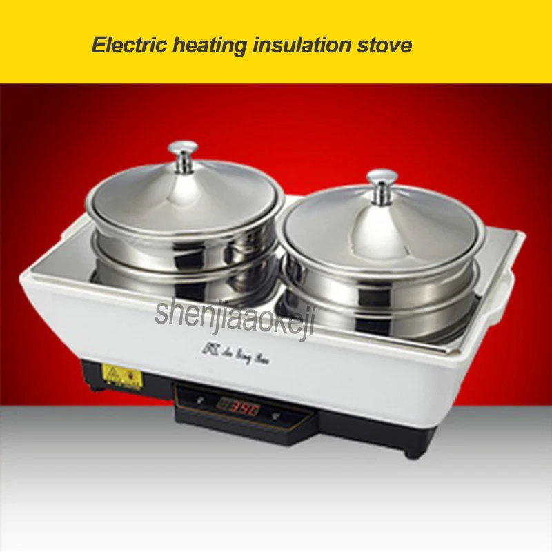 1pc Commercial hotel buffet insulation soup porridge furnace Electric heating insulation stove Restaurant kitchen equipment