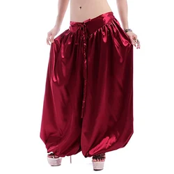 Hot ATS Tribal Belly dance trousers Fashion Dance Costume belly dancing pants Belly dancing satin bloomers Dance Pantaloons-9002