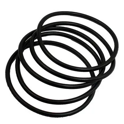 

5 Pcs 100mm Outside Dia 5mm Thick Rubber Sealing Oil Filter O Rings Gaskets