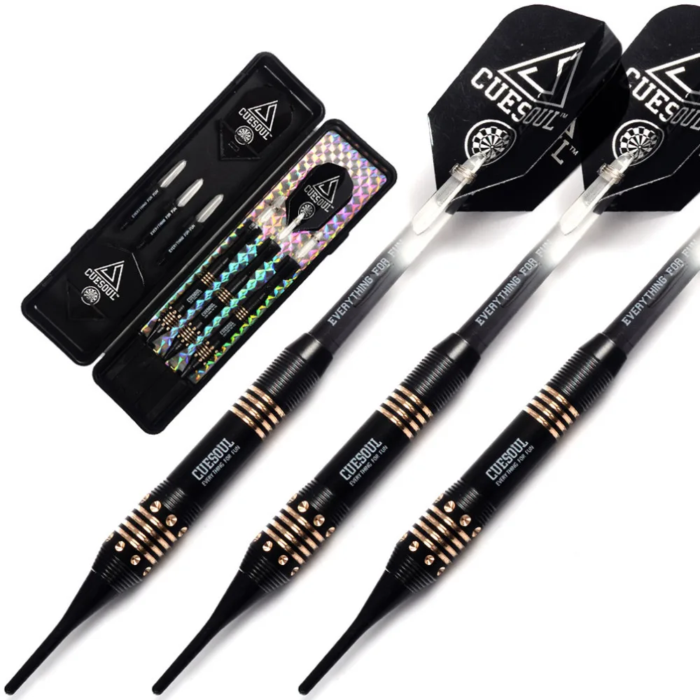 

CUESOUL 2015 16 Grams Black Scorpion Series Soft Tip Darts Set 006