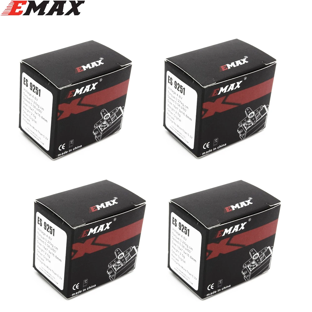 EMAX ES9051 Plastics Digital Servo 4.1g Waterproof Servo with Gears Uesd for RC Car Helicopter Boat Airplane Accessorie