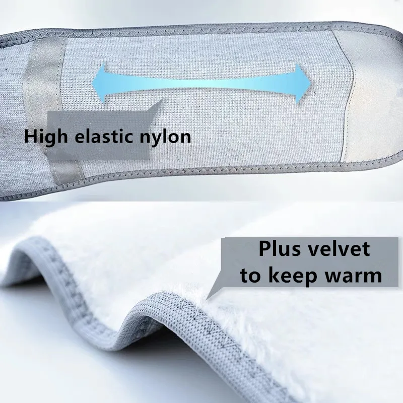 1 Pcs Woman Adjustable Warm Uterus Stomach Wool Pressure Waist Belt Lumbar Support Back Waist Support Brace Double Banded Lumbar