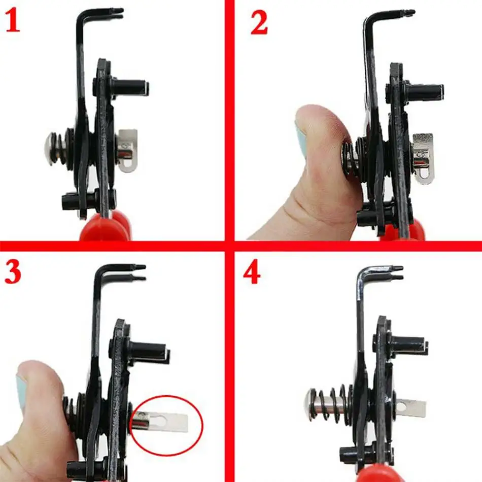 4 em 1 Multifuncional Snap Anel Circlip Alicadores Set Interno Externo Curvo Straight Clamp Ring Removedor Ferramentas Manuais