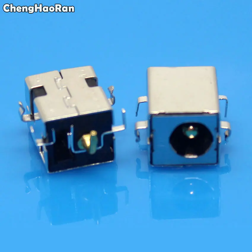 ChengHaoRan 2.5mm DC Power Jack Port Golden pin for Asus K52JR A52 A53 K52 k53 U52 X52 X53 X54 PJ033 A43 X43 A53 A53S Laptop,5X