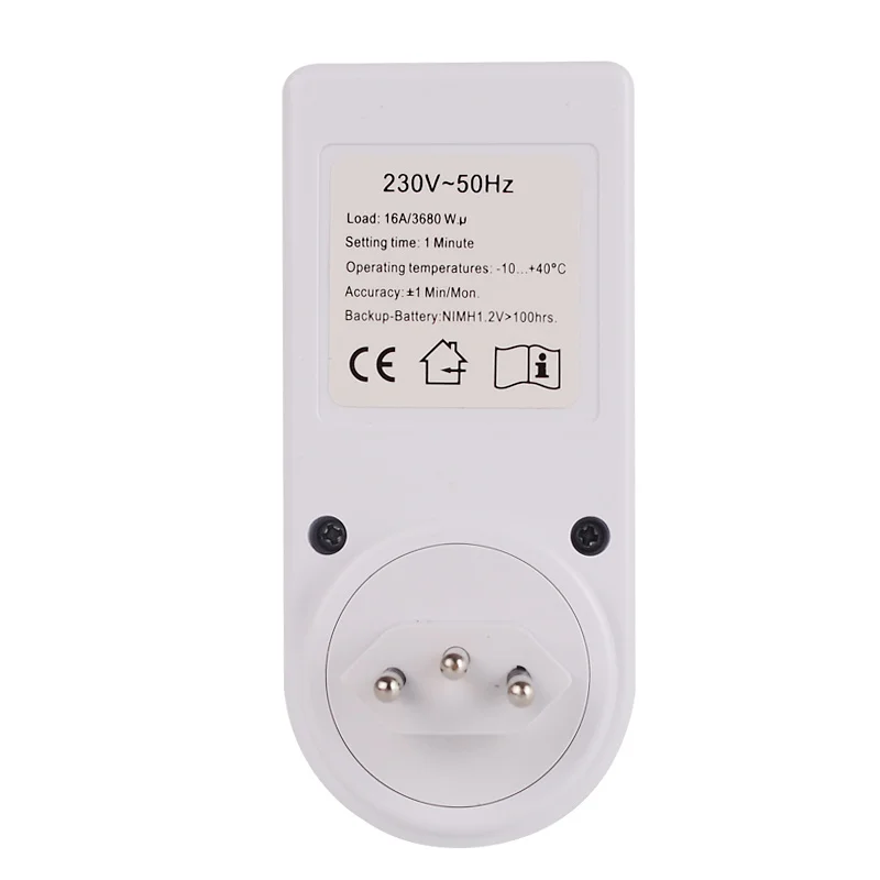 TM516 Digital Timer Plug Weekly Programmable Electrical Wall Plug-in Power Socket Timer Switch Outlet Time Clock 220V 110V  EU