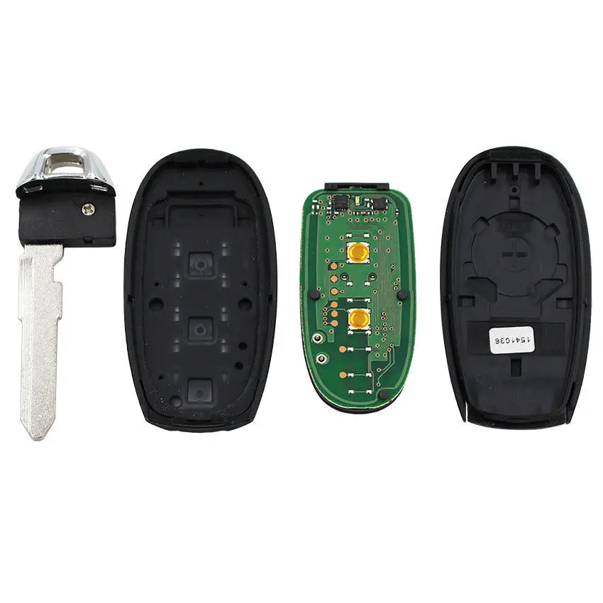 KEYECU Uncut 2Button Remote Smart Key Fob 315/433MHz with ID47Chip for Suzuki SX4 2014-2018 Cross Vitara Swift 2010-2018 TS008