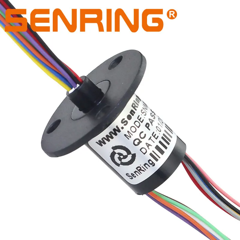 mini capsule slip ring SNM012 6 wires/12 wires/18 wires slip rings 2A signal