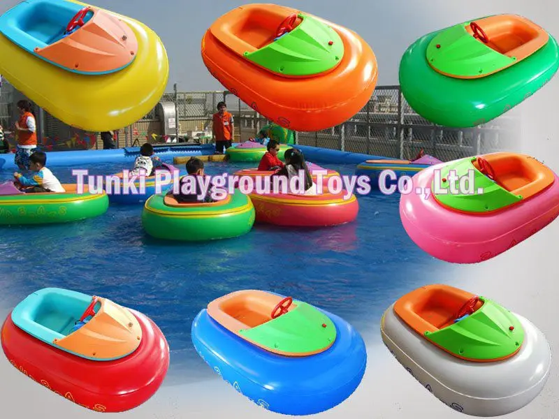 Hot sale inflatable green bumper boat for kids