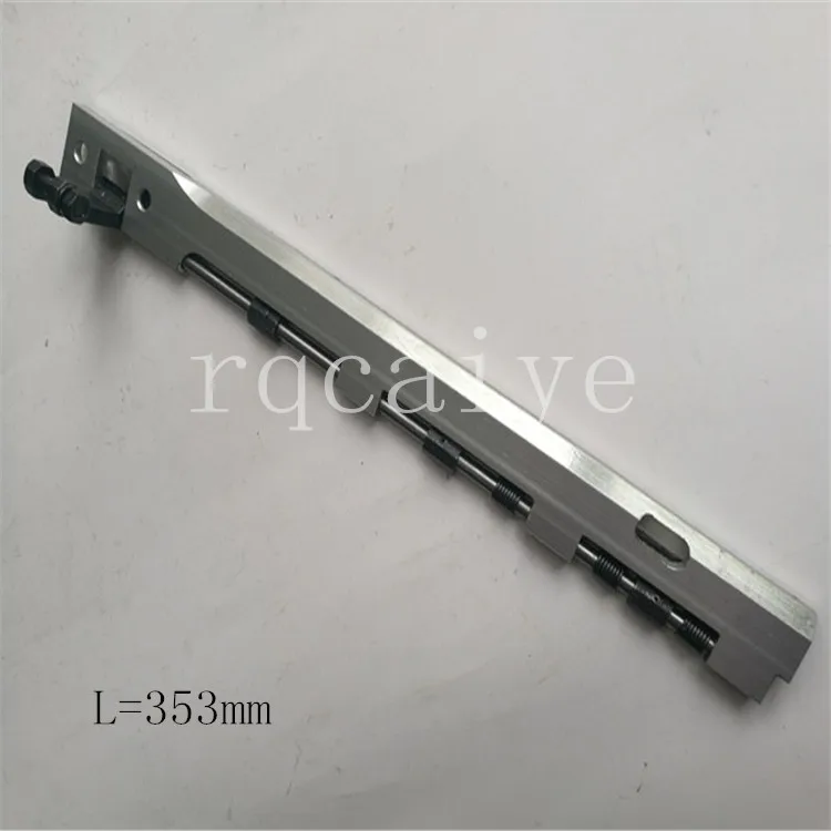 3 pieces T-1304F T-Platen press, GTO machine parts gripper bar windmill 10*15,Lengh 353mm