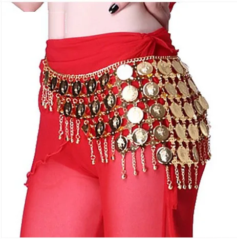 Belly dance accessories gold / silver coins  belly dance belts for women belly dance costume hip scarf