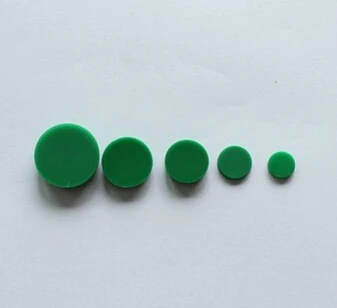 200pcs/lot Green Caps HIWIN Dustproof Covers rail dust cover C6(M6 hole) diameter 11mm for EGR25/HGR25/EGR30 rail