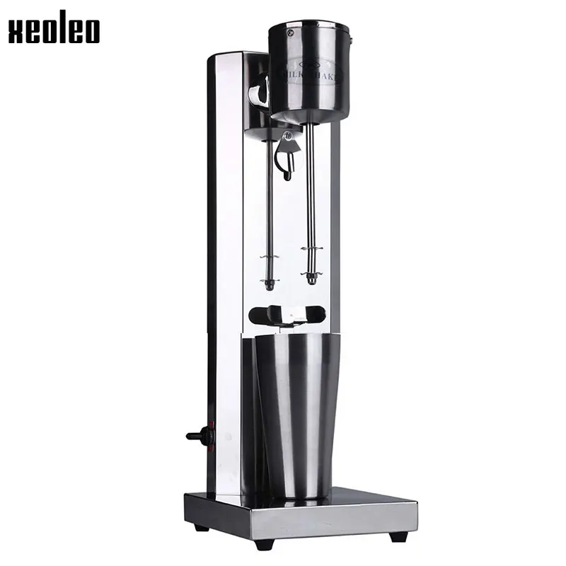 Xeoleo Commercial Milk shake machine Stainless Steel Milkshaker machine 18000rpm Bubble Tea stirring machine Milk cream Mixer