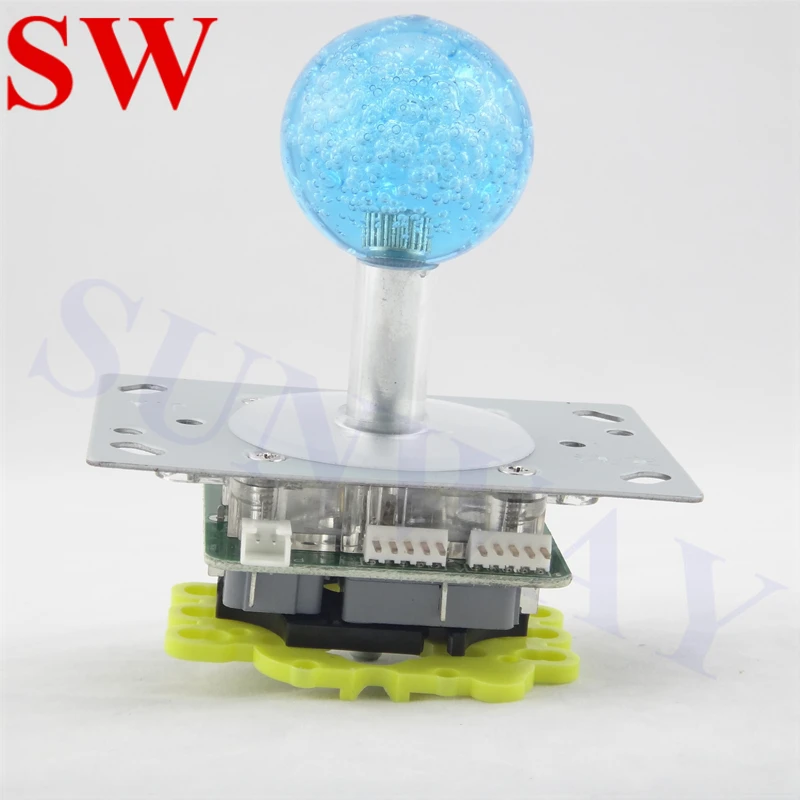 12V LED Illuminated Arcade LED Joystick Switchable 2/4/8 Way For Windows Systems & Raspberry Pi & MAME Games 5 color