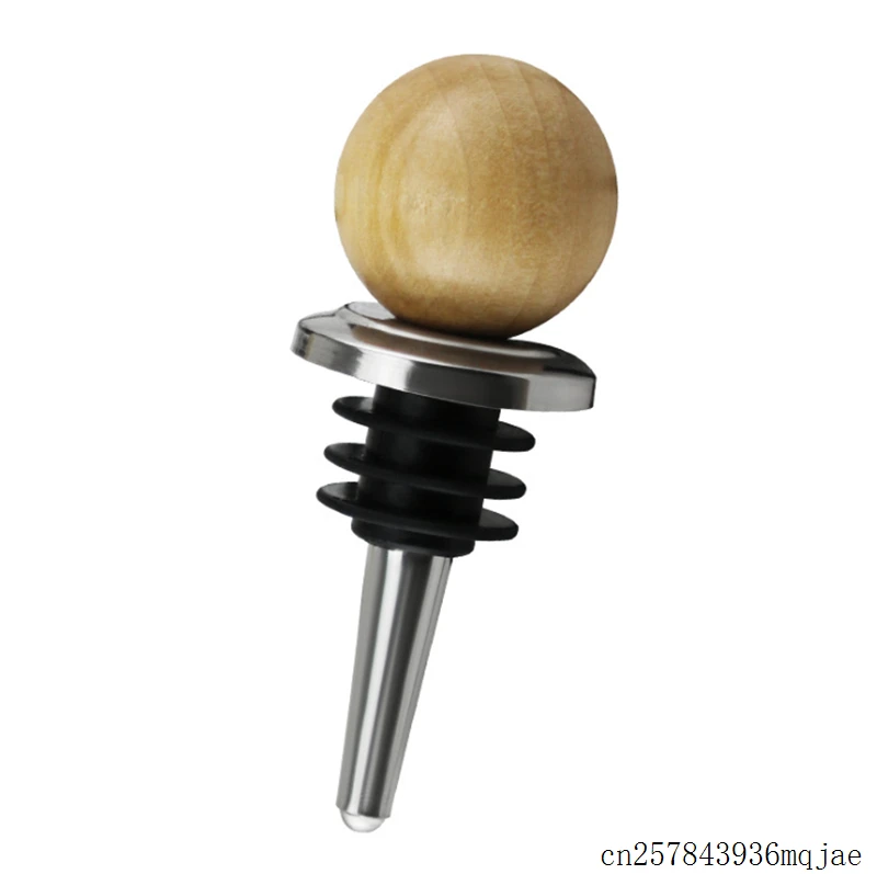 50pcs Wooden Knot Wine Stopper Zinc Alloy Twist Cap Plug Stoppers Red Wine Bottle Stoppers Storage Reusable Sealed Stoppers