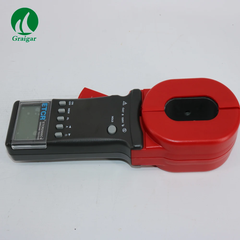 HOT sale ETCR2000C+ Clamp On Ground Resistance Tester meter