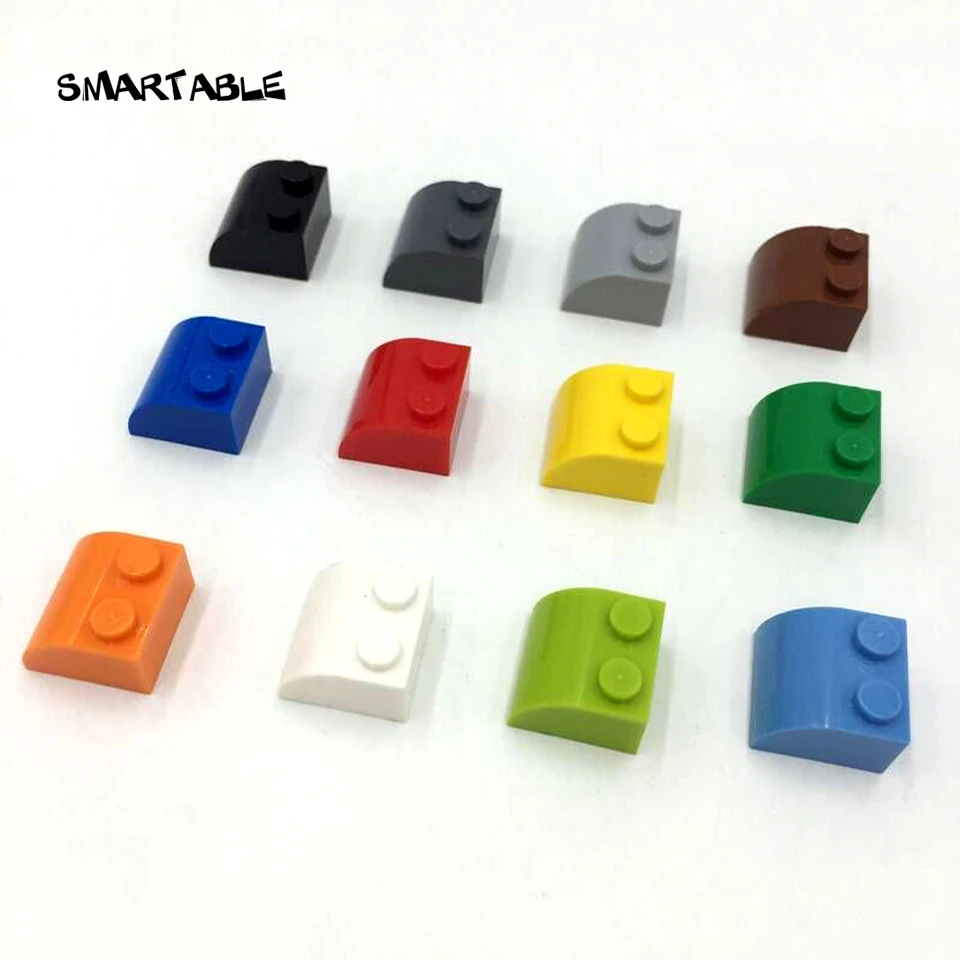 

Smartable Brick 2x2 with Curved Top Building Blocks Parts Creative Toys For Kid Compatible Major Brands MOC Toys 90pcs/lot