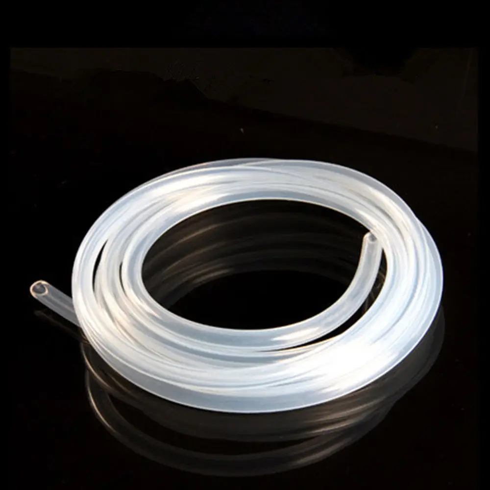 5M Long Outer Dia 3mm 4mm 5mm Food Grade Transparent Silicone Soft Tube Hosepipe