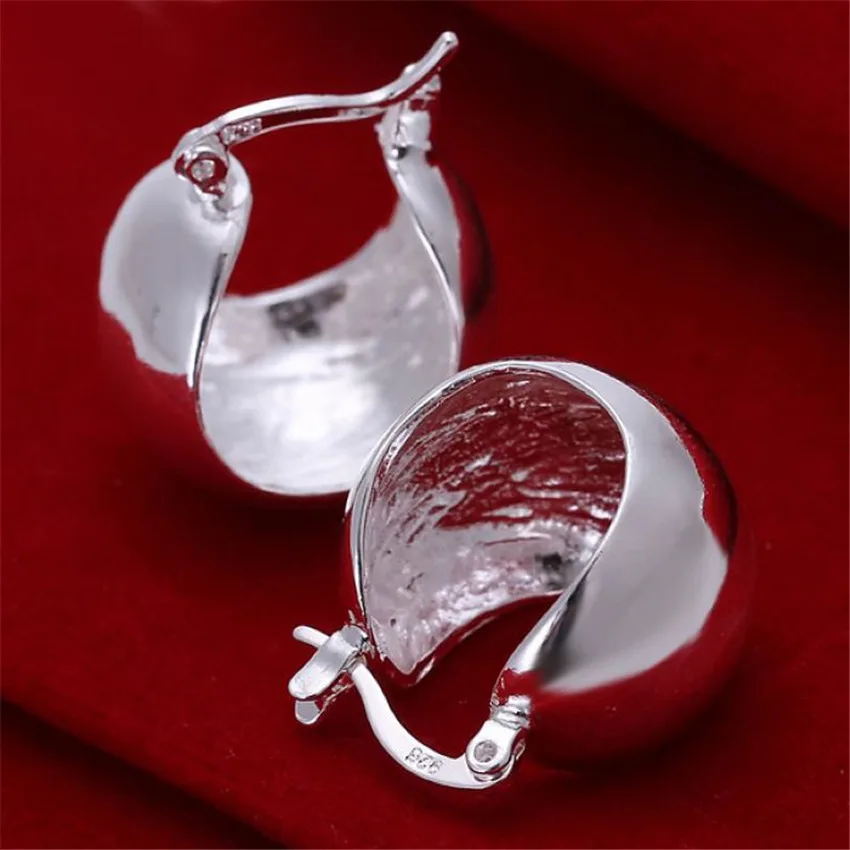 Hot Selling New Style Silver 925 Plated Earrings High Quality Jewelry Beautiful Ladies Favorite Wild Fashion Hook Earring