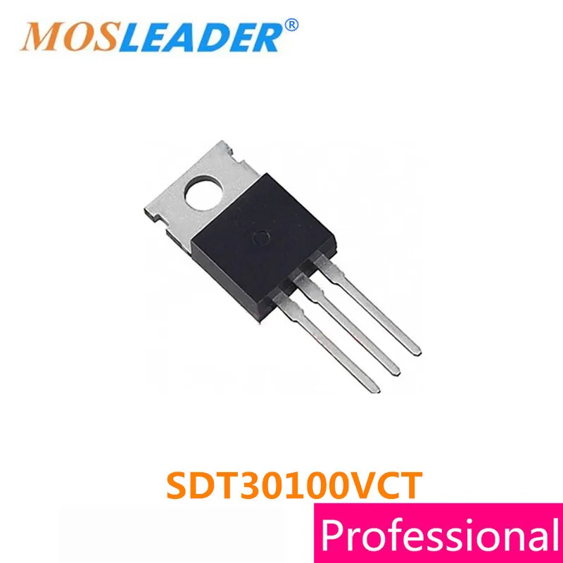 

Mosleader 50 шт. TO220 SDT30100VCT SDT30100V высокое качество Schottky