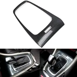 ABS Carbon Fiber Colors Car Interior Mouldings Gear Shift Panel Cover Trim For Ford Fusion Mondeo 2013-2015 Car Styling Covers