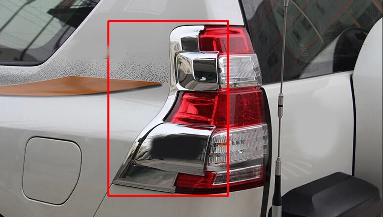 2014-2017 for toyota land cruiser prado 150 accessories chrome tailights trim for land cruiser Prado FJ150 FJ 150 Prado parts