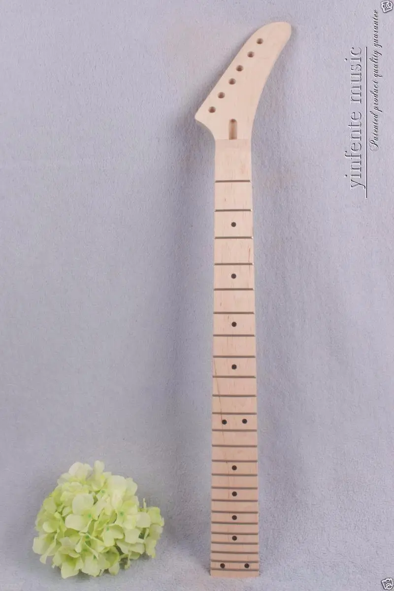 

Replacement Electric guitar neck 24 fret 25.5'' maple neck Fretboard 1pcs #905
