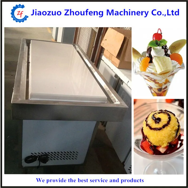 

Cold stone fried ice cream machine cool summer rolled icecream maker