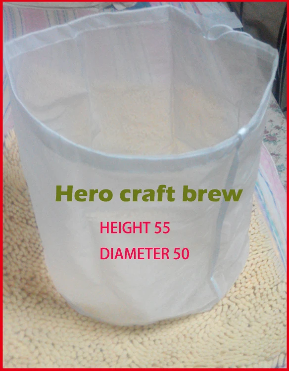 Home Brew 55cm*50cm Brouwen Filter Bag For Craft Brew In Bag All Grain Homebrew Wine Filter Bag Rice Wine Can Be Customized