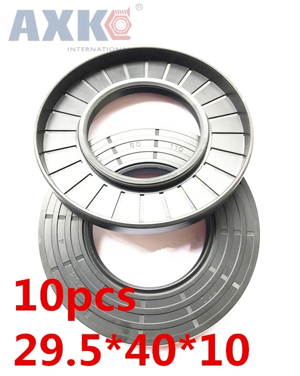 

AXK 10pcs TC29.5x40x10 Skeleton Oil Seal Seals high quality Seals Radial shaft seals Nitrile rubber