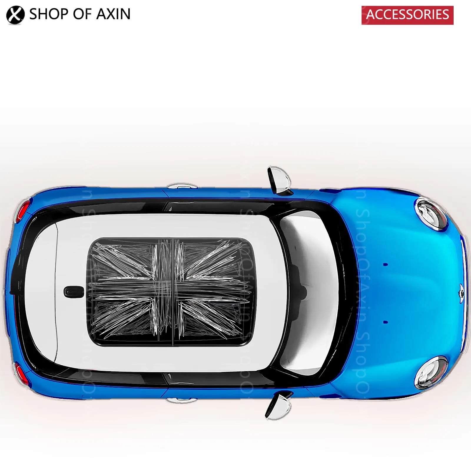 

GreySketch UK sun roof Graphics stickers Sunroof for MINI Cooper clubman countryman hardtop R50 R53 R55 R56 R60 R61 F54 F55 F56