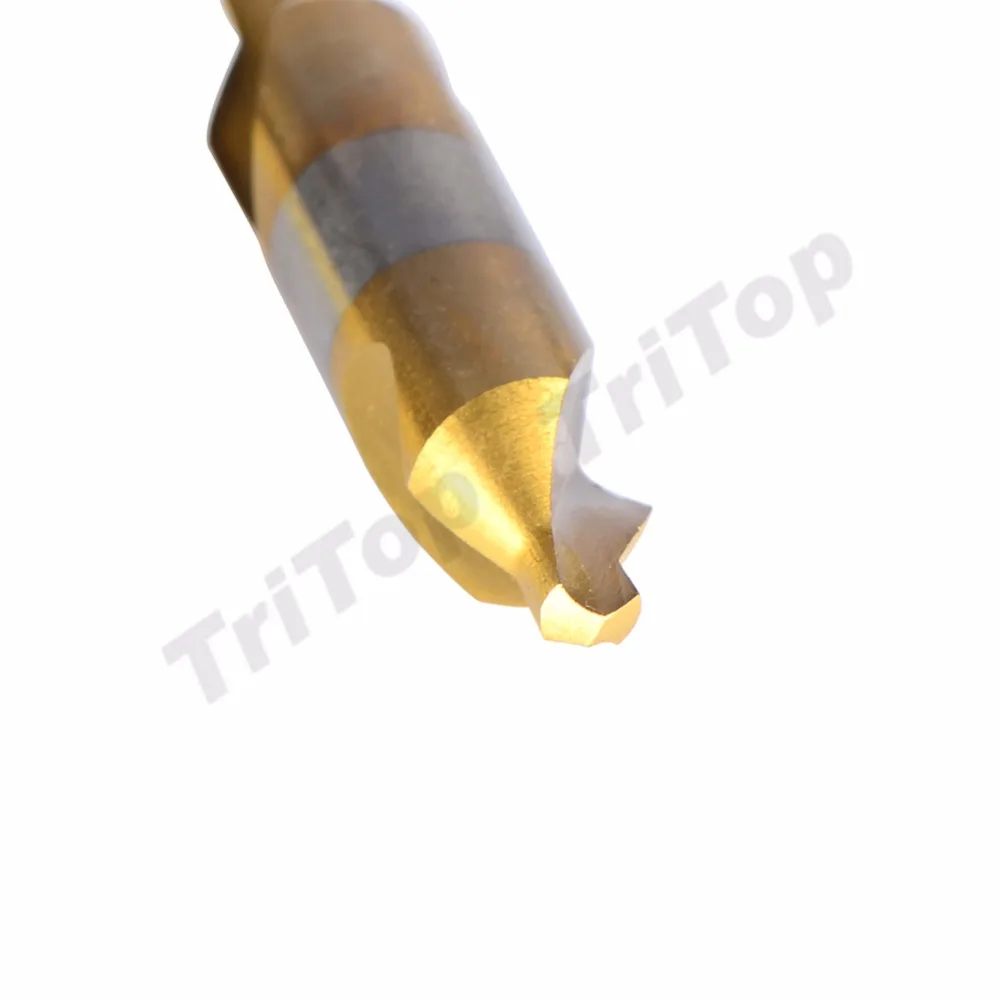 5 pz/lotto D4.0 * 60 gradi HSS alta qualità contenente cobalto dorato rivestimento punta da trapano centrale diametro gambo 10mm 60