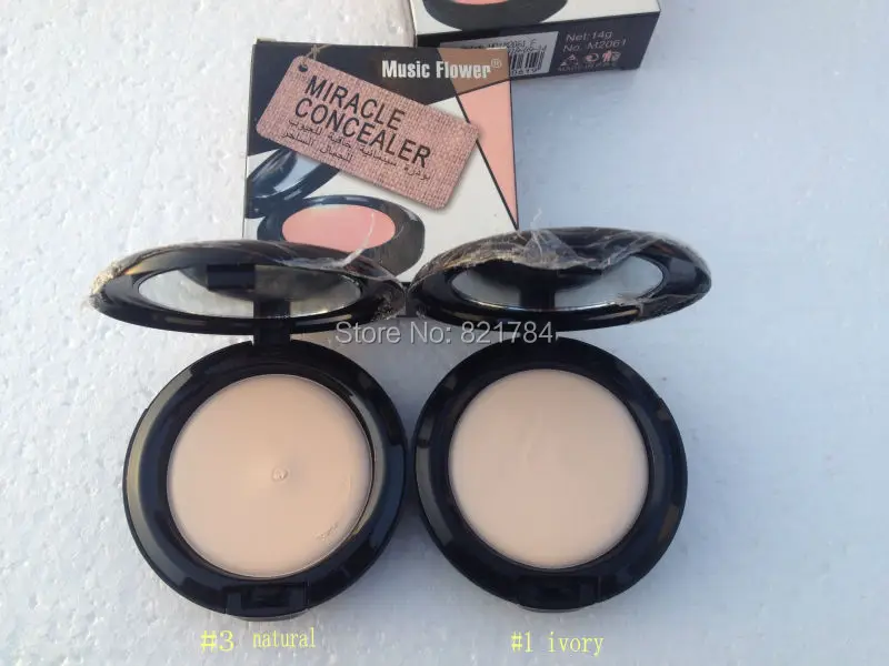 Brand music flower Profession classic makeup 3colors miracle concealer 14g