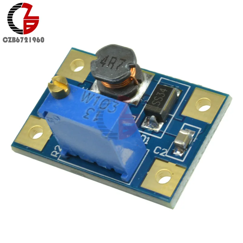 SX1308 DC-DC 2-24V to 2-28V 1.2MHz 2A Adjustable Step Up Power Supply Transformer Module Step-up Booster Converter 5V 12V 24V