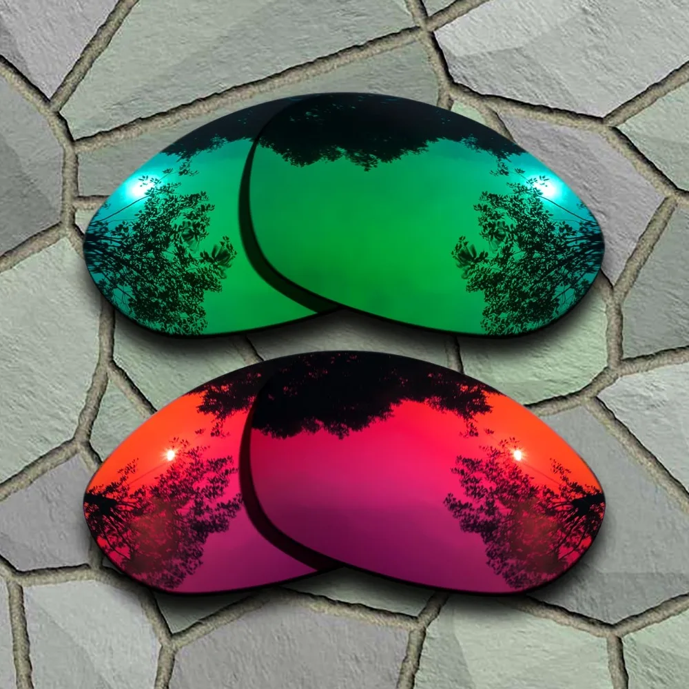 

Jade Green&Violet Red Sunglasses Polarized Replacement Lenses for X Metal XX