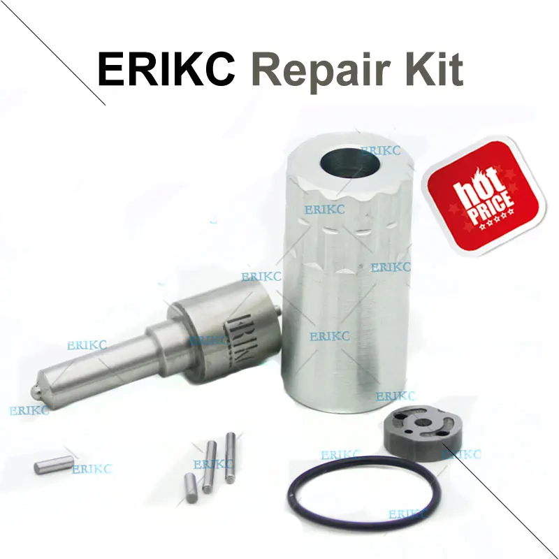 ERIKC VG1096080010 Fuel Engien Diesel Injector 095000-8100 Repair Kit DLLA150P1052 Nozzle 31# Control Valve Plate E1022002 Pin