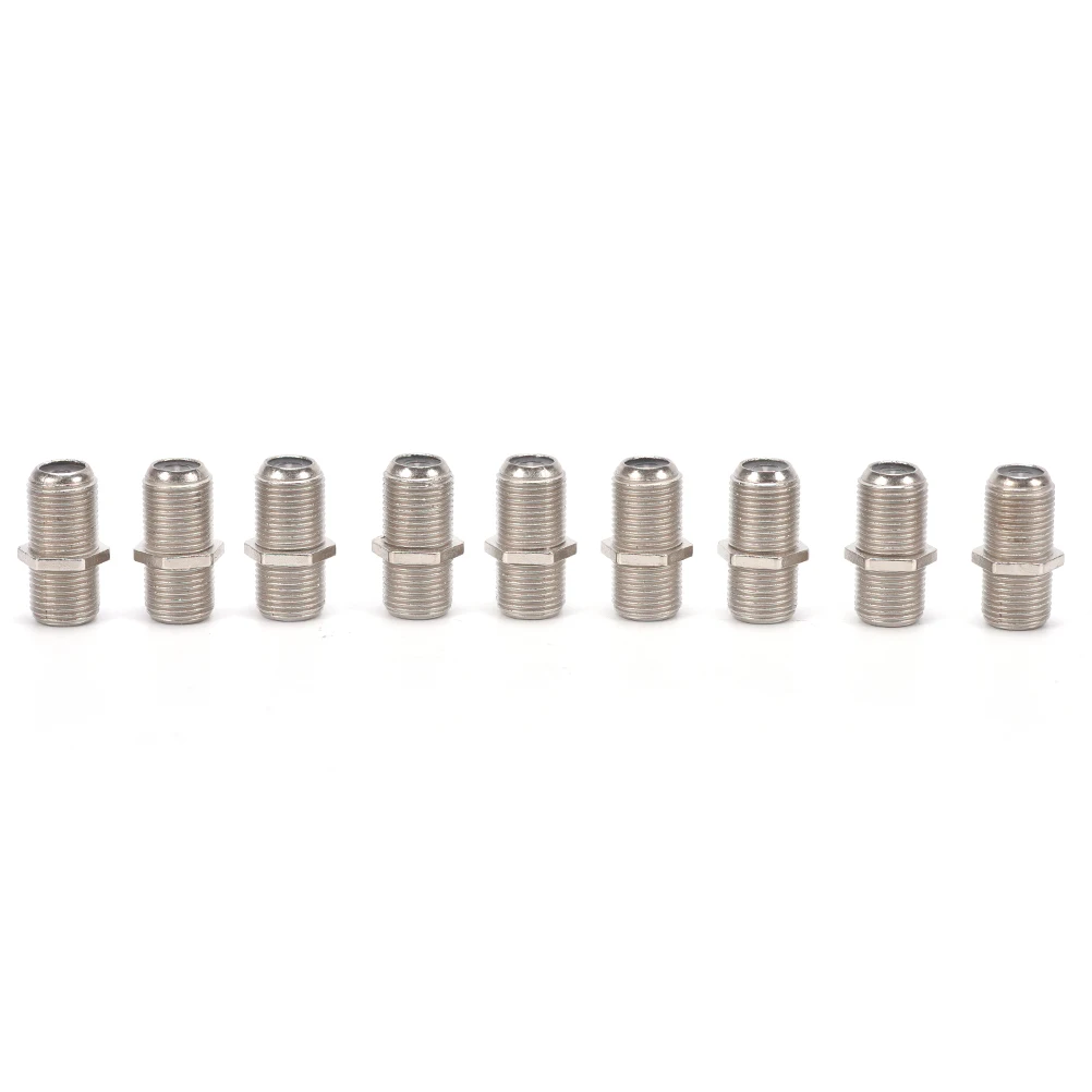 10 Pack F Type Coupler Adapter Connector Female F/F Jack RG6 Coax Coaxial Cable High Quality /1pcs SMA RF Coax Connector Plug