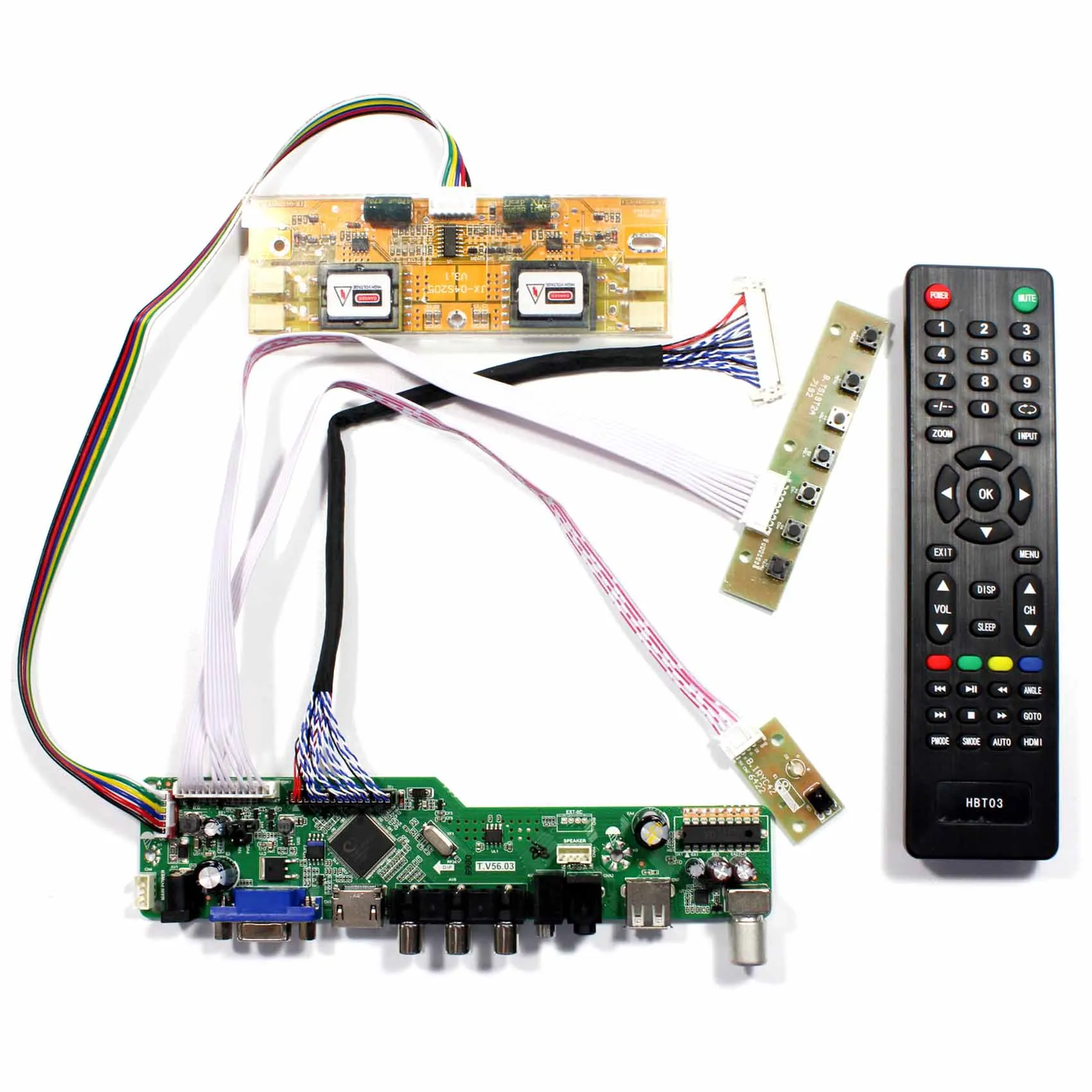 

TV H DMI VGA AV USB AUDIO LCD Controller Board For 20.1" 22" M201EW02 V1 M201EW02 V8 M201EW02 V9 M220EW01 1680x1050 LCD Screen