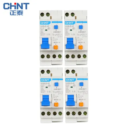 CHINT NXBLE-40 1P+N DPNL RCBO 6A 10A 16A 20A 25A 32A 40A 230V 50/ Earth Leakage Circuit Breakers Leakage Protection DZ267LE