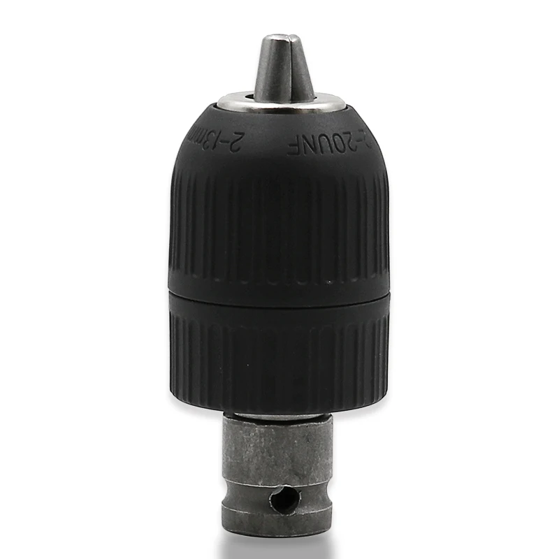 2-13mm 1/2 "20unf auto-travamento keyless mandril de broca auto apertar 1/2" adaptador de mandril de broca para conversão de chave de impacto 1/2-20unf