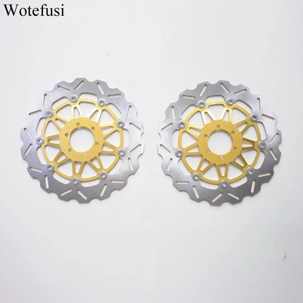 Wotefusi Front Brake Disc Rotors For Yamaha FZR YZF 750 FZR 1000 XJR 1200 1300 5EA1/5EA7 1998-1999 [PA190]