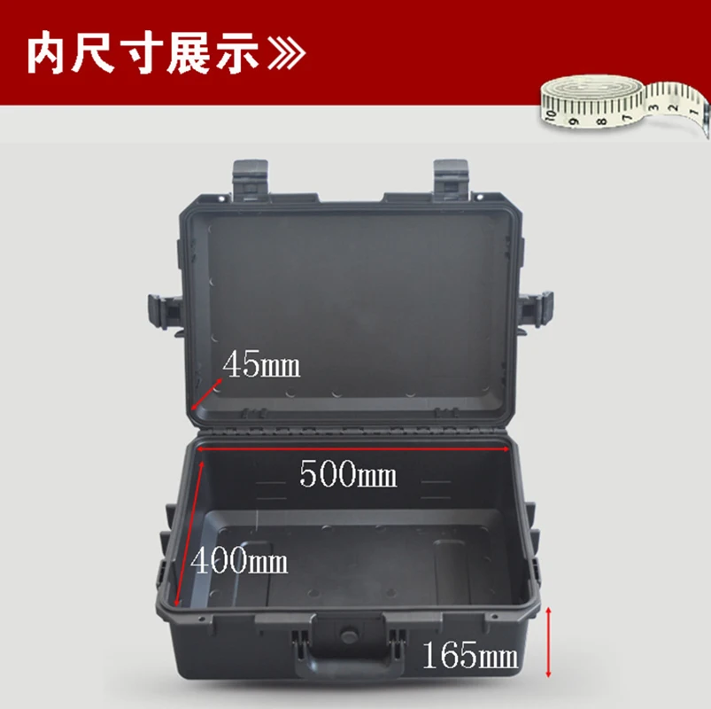 High Sealing IP67 Waterproof Plastic Hard Case For Equipment Plastic Tool Box With Foam