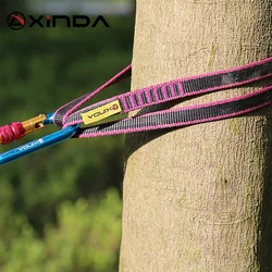 XINDA Escalada Professional Outdoor Rock Climbing Sling 22kN Belt Long 60cm 150cm Width 16mm Thick 2.8mm High Strength Belts