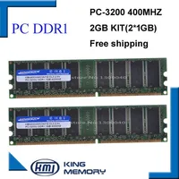 KEMBONA mejor precio escritorio ddr1 400Mhz 2GB (kit de 2x1gb ddr1)PC-3200 KBA400X64C3A/1G ram de baja densidad para todas las placas base de escritorio